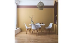 Ēdamistabas krēslu komplekts ar spilvenu, 4 gab., balts ModernHome