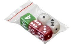 Набор шашек для нард Philos M 28 мм, красные/белые
