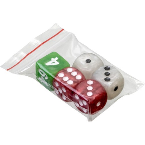 Philos galda spēles Backgammon kauliņu komplekts L 34 mm, sarkans/balts