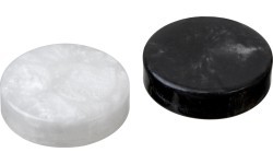 Philos Backgammon Playing Pieces Set M 28 mm b/w