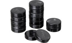 Bekgemona kauliņu komplekts Philos M 28 mm melns/balts