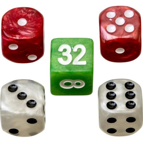Philos Backgammon Playing Pieces Set Tou 40 mm r/w