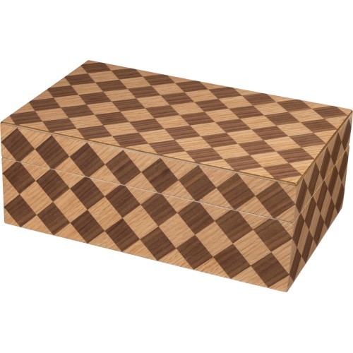 Šaha figūru kastīte Philos Checkered, 95 mm