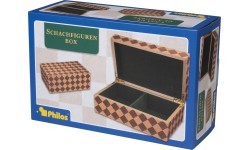 Šaha figūru kastīte Philos Checkered, 95 mm