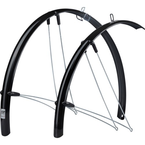 Dubļusargu komplekts FORCE 36 Aluflex Road 28", 36mm (melni)