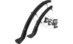 FORCE WIN38 Aluflex 28" fenders with stays (black)