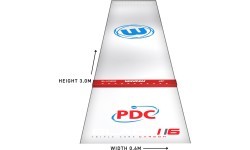 Winmau Clearzone caurspīdīgs PVC šautriņu paklājs