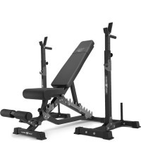 Set MS34_2.0 | double-sided bench + multilevel stands (2 pieces) for barbells with assistance - Marbo Sport
