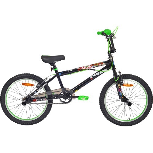 Velosipēds Karbon BMX 20 black-green