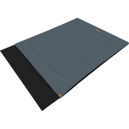 NC2001 ANTHRACITE-ORANGE DOUBLE SLEEPING BAG NILS CAMP