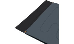 NC2001 ANTHRACITE-ORANGE DOUBLE SLEEPING BAG NILS CAMP