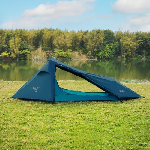 Īpaši viegla zila telts NC2502 SKYAIR 2 NILS CAMP