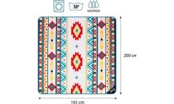 Плед для пикника NC8022 Aztek 195 x 200 см NILS Camp