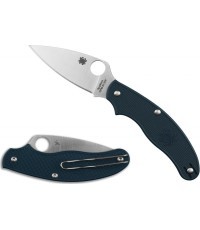 Folding Knife Spyderco C94PDBL UK Penknife, Dark Blue