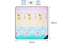 Плед для пикника NC8028 Giraffe 195 x 200 см Nils Camp