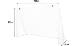 Futbola vārti ar tīklu BR8182 NILS