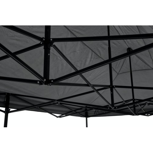 Saliekama nojume-telts 3x6 m, pelēka, ūdensizturīga