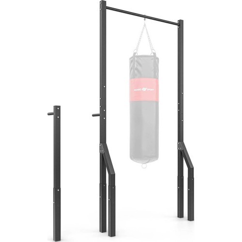 External pull-up bar with bag holder and short handrails for dips MO-Z3 - Marbo Sport
