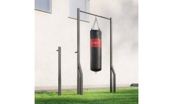 External pull-up bar with bag holder and short handrails for dips MO-Z3 - Marbo Sport