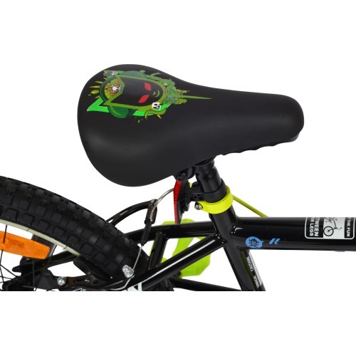Velosipēds Karbon BMX 20, black-lime