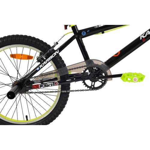 Karbon BMX 20 bike, black-lime