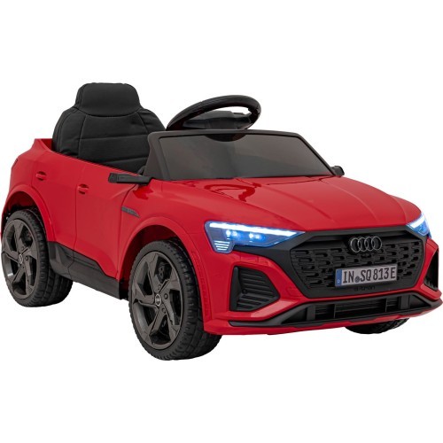 Elektromobilis Audi SQ8 sarkans