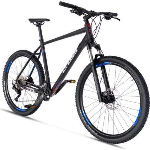 CROSS Fusion X 27.5", 20 ātrumi, izmērs 16.5" (42 cm), melns