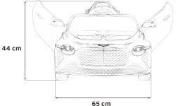 Bentley Bacalar, melns elektromobilis bērniem