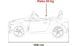 Bentley Bacalar, melns elektromobilis bērniem