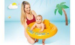 Peldēšanas apmācības riņķis ar sēdekli un atzveltni Intex 56585