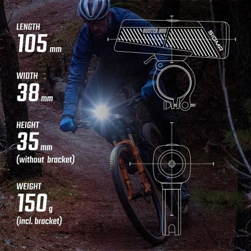 Налобный фонарь Sigma Buster 800 USB