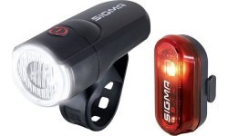 Apgaismojuma komplekts Sigma AURA 30 + Curve K-Set battery (StVZO)