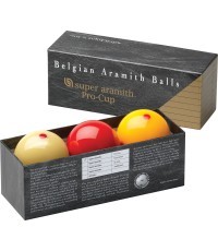 Super Aramith Pro-Cup karambola bumbiņu komplekts 61,5 mm