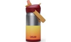 Детская бутылка Thrive Flip Straw Kids VSS 0,35 л, Orange Sunset
