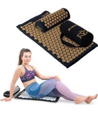 Masāžas komplekts inSPORTline Alavea II - Black-Gold