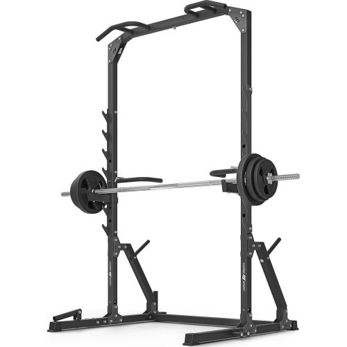 Полурама Marbo Sport MS-U115 2.0 (турник со стойками и поручнями + рукоятка landmine)