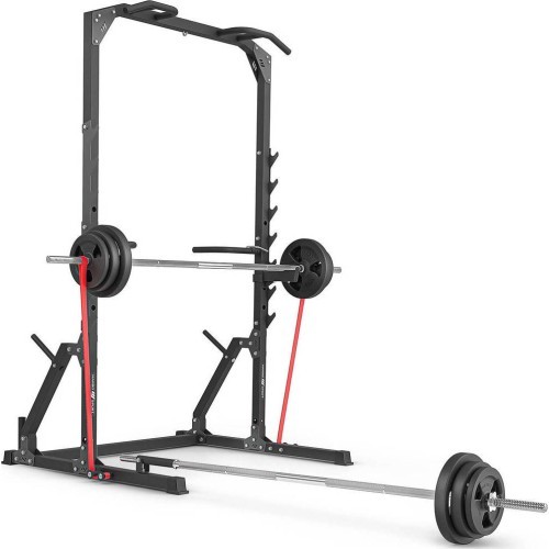 Полурама Marbo Sport MS-U115 2.0 (турник со стойками и поручнями + рукоятка landmine)