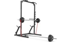 Полурама Marbo Sport MS-U115 2.0 (турник со стойками и поручнями + рукоятка landmine)