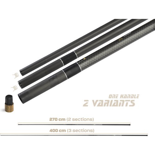 ZFISH Tactical Landing Net Handle 4.0m kešera kāts