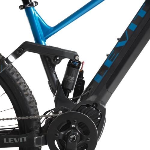 Полноподвесный горный электровелосипед Levit Kingit BF Overstep 630 29" - 2024 - Blue black pearl