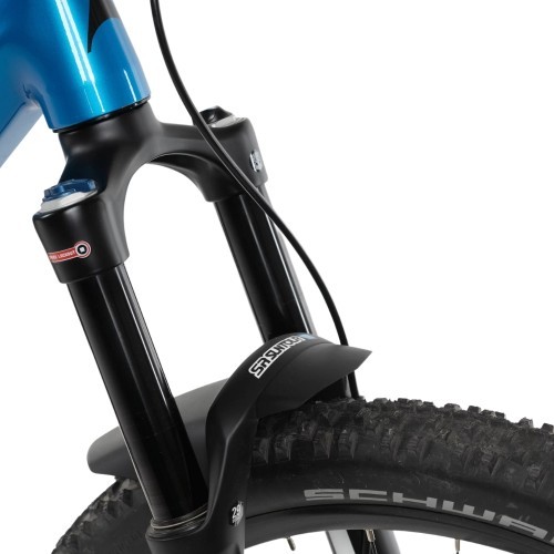 Pilnas balstiekārtas kalnu elektrovelosipēds Levit Kingit BF Overstep 630 29" - 2024 - Blue black pearl
