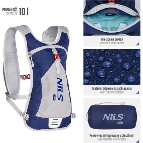 Рюкзак для бега Nils Camp Tripper NC1708, синий, 10 л