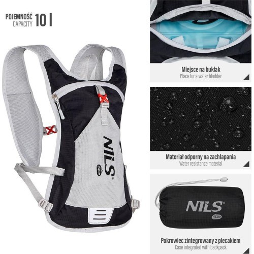 NC1708 BLACK RUNNING BACKPACK TRIPPER NILS CAMP