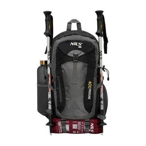 NC1733 TOURIST BACKPACK BLACK TREELINE 40L NILS CAMP