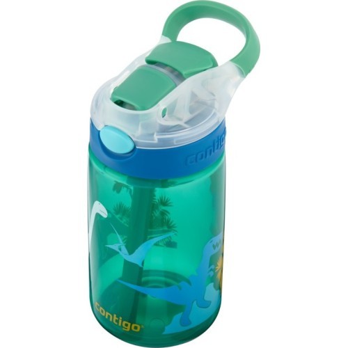 Детская бутылочка для воды Contigo Gizmo Green Dino, 2115035, 420 мл