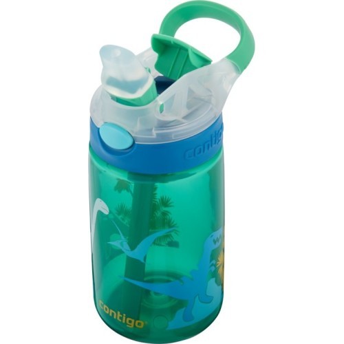 Contigo Gizmo Kids Water Bottle Green Dino, 2115035, 420 ml