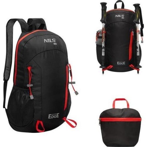 NC1724 BACKPACK EDGE BLACK 22L NILS CAMP