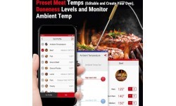 Digital wireless rechargeable Bluetooth food thermometer with 4 probes ThermoPro TP25W