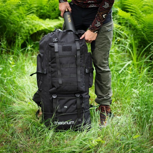 NC1785 TACTICAL BACKPACK BLACK MAGNUM 100L NILS CAMP