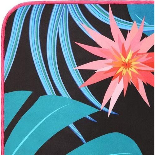Microfibre Towel Nils Camp NCR14 Leaves, 160x80cm